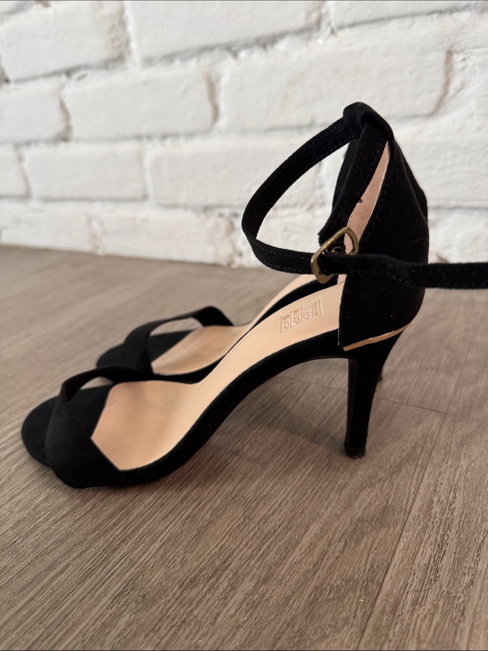 Classic Black Ankle-Strap Heels - Women's Dress Sandals